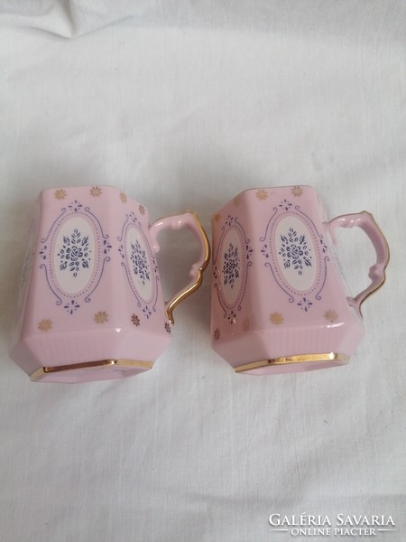 2 Czechoslovakian porcelain cups