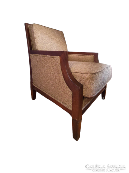 Armchair upholstered in a very nice hazel fabric/drexel/