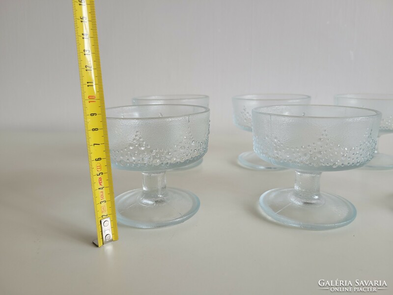 Retro old ice cream dessert glass cup old confectionery ice cream stemmed glass cup