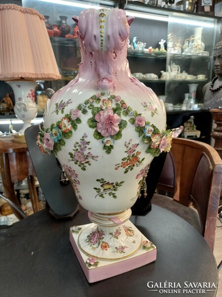 Antique Meissen floor vase