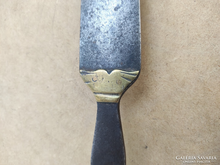 Antik fenőkés fenő kés konyhai eszköz vas réz 993 5830