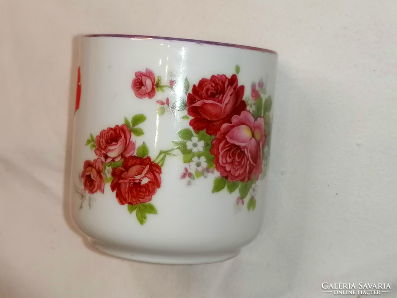 Zsolnay rose coffee cup 79.