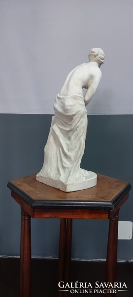 Beautiful large marked figurative terracotta, ceramic nude statue