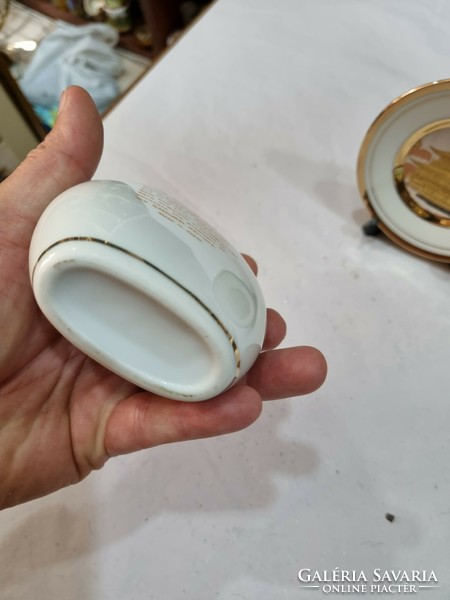 Japán aranyozott porcelán készlet