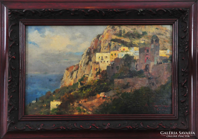 Gustav Adolf THAMM(1859-1925): Capri szigete