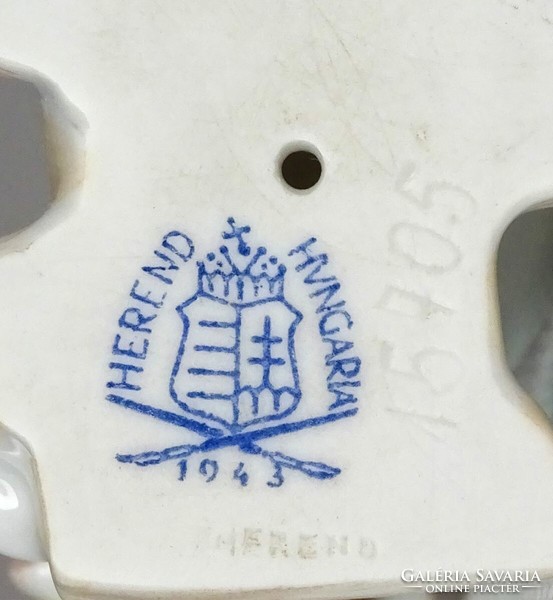 1F604 Herendi porcelán törpe 7 cm 1943