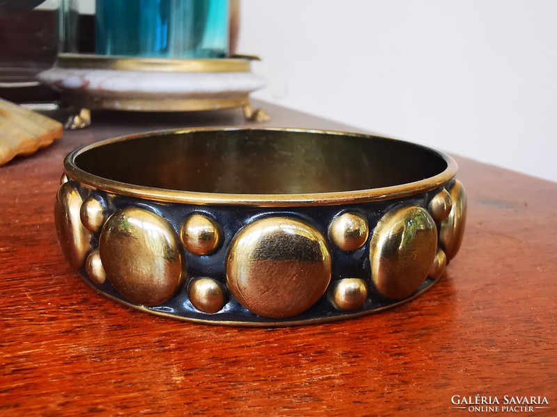 Industrial bronze bracelet