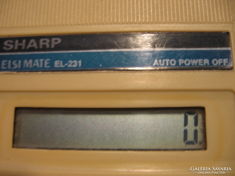 Retro calculator sharp elsi mate el-231