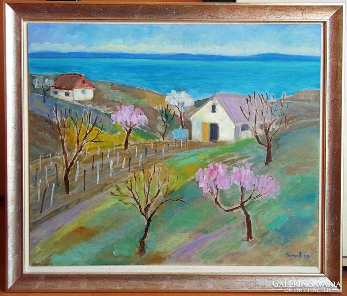 Balatoni tavasz (50x60)