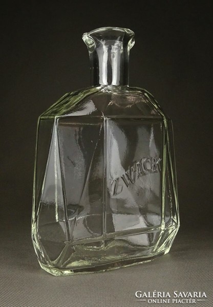 1G028 Régi ZWACK üveg palack 18.5 cm