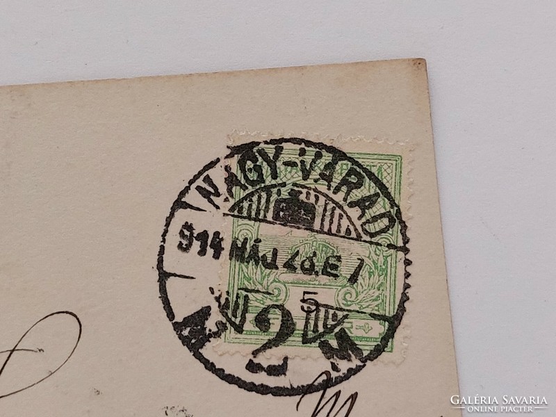 Régi képeslap 1914 művészeti levelezőlap