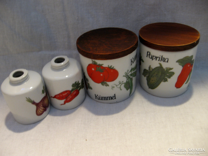 Gerold porcelain vegetable spice holder things 2+2