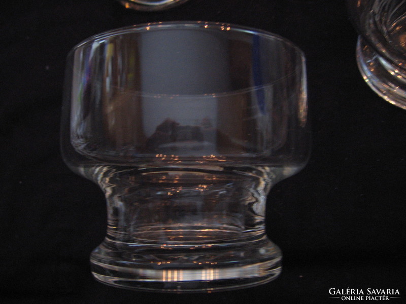 Set of 14 Scandinavian whiskey glasses, candle holder