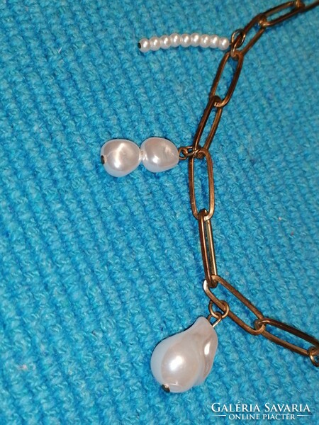 Asymmetric pearl necklace (336)