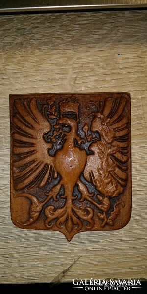 Rarity imperial eagle ceramic wall ornament museum marked copy flawless top condition 8.5 X 7.Cm