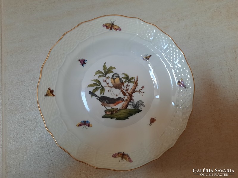 Herend rothschild patterned porcelain cake plate