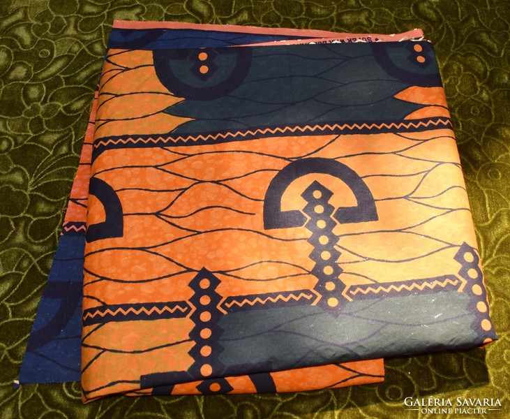 Afrika pamut anyag maradék ruha terítő további felhasználásra dekor lámpaernyő 120x84cm 120x40cm 498