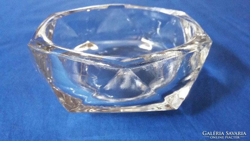 Small thick glass bowl