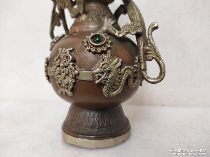Antik buddhista váza tibeti sárkány réz váza Tibet buddha 863 5853