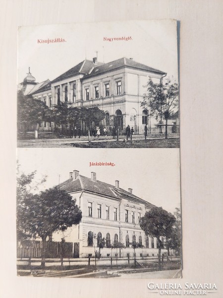 Kisújszállás, with 2 pictures, 1913, old postcard