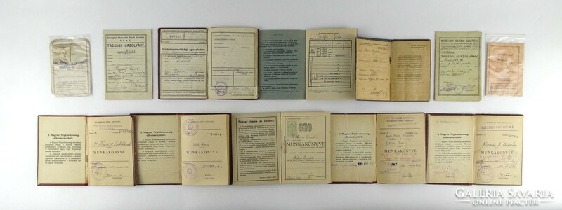 1I805 old personal document identity card package 12 pieces