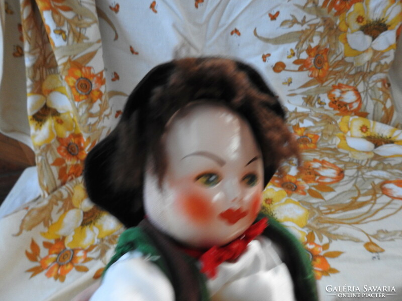 Antique masked doll length: 35 cm