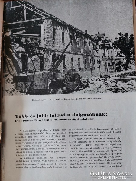 Romokból élet - háború utáni magyar újjáépítés 1945-48.