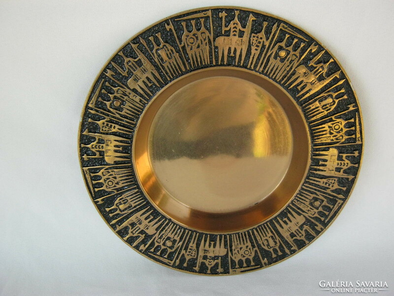 Retro ... Industrial bronze wall bowl