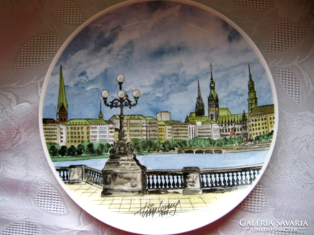 Collector Rosenthal commemorative plate signed by Tim Lorenz
