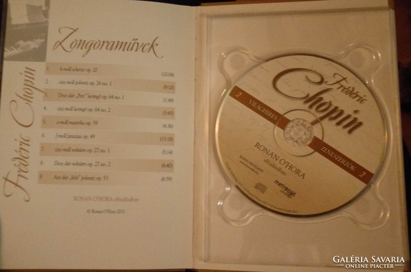 Frederick Chopin, cd melléklettel, ajánljon!