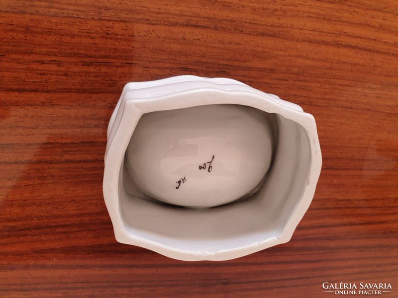 Régi Elbogen porcelán asztali sótartó fűszerkínáló