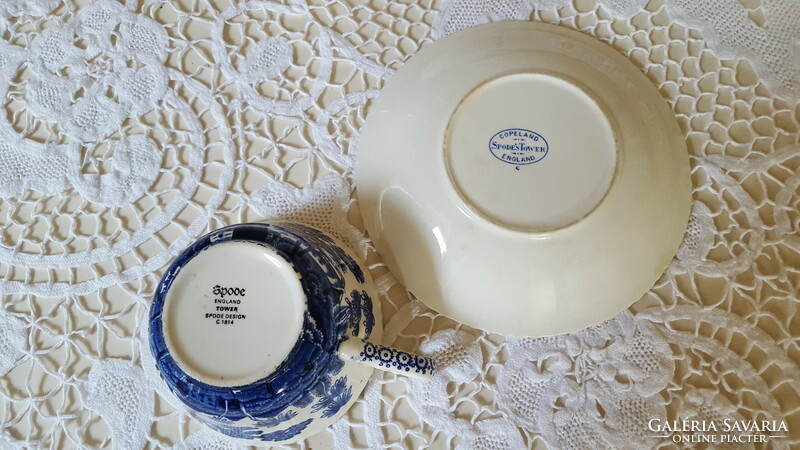 Beautiful copeland spode's tower tea and coffee set for 5 people