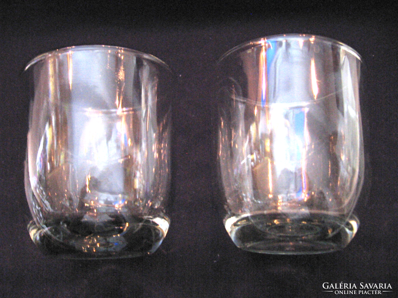 Csillagos mécsestartó pohár pár, lehet kristály