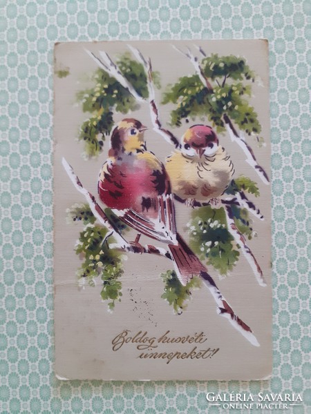 Old Easter postcard bird postcard