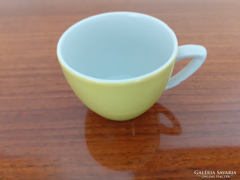 Old drasche porcelain yellow coffee cup 1 pc