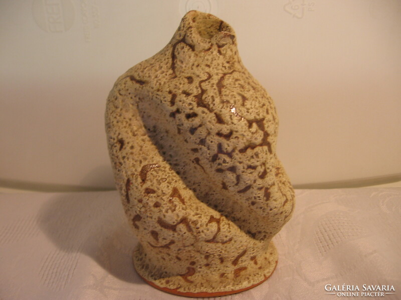 Signed studio ceramic vase