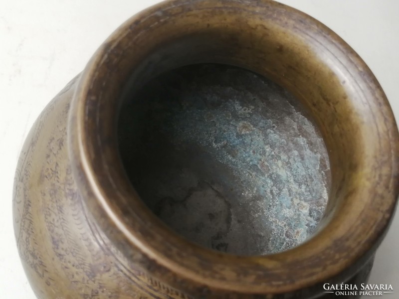 ANTIK BRONZ EDÉNY ELEFÁNTOKKAL