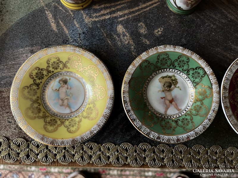 Karlsbad Solo Cups with Coasters (early 1900s)
