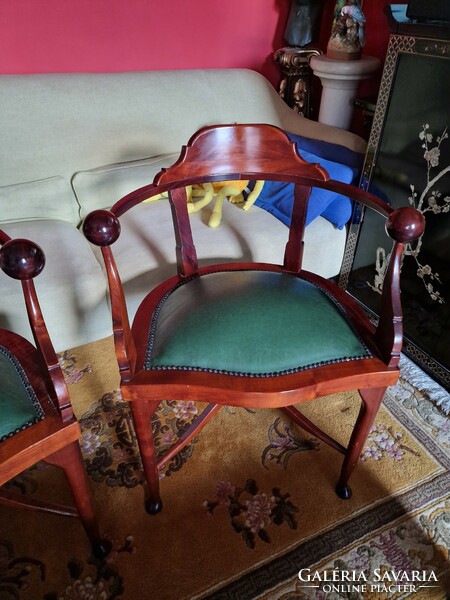 Amazing pair of restored Lingel armchairs