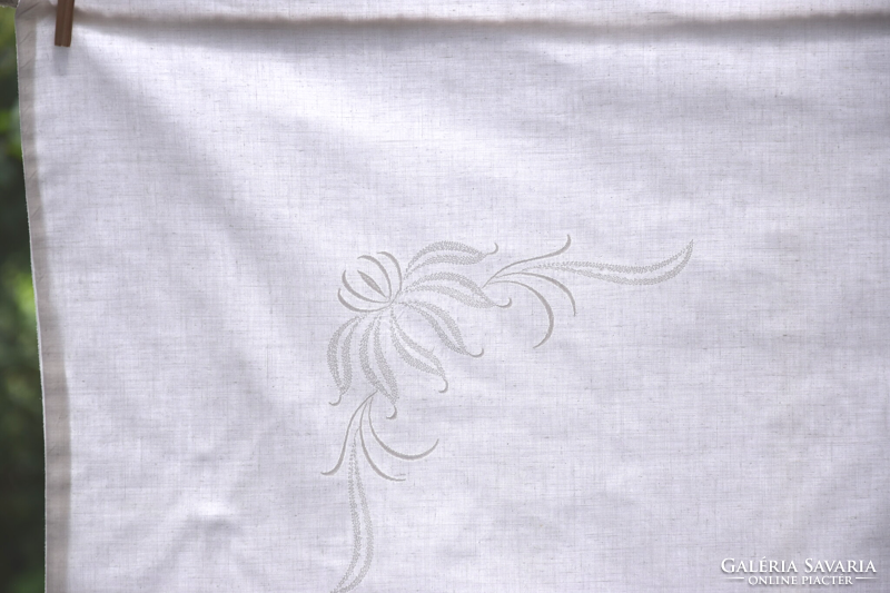 Never used old embroidered pillowcase pair bed linen pillowcase 77 x 73