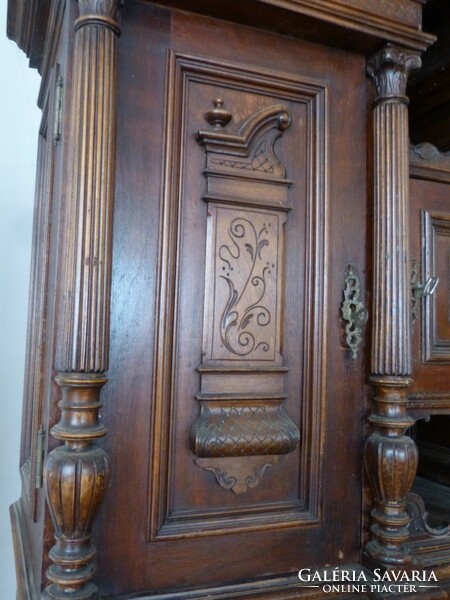 Pewter / eclectic sideboard