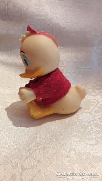 Disney Nicky Duck, old rubber toy (l2859)