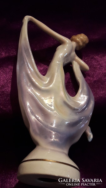 Táncos porcelán hölgy, lány szobor 5 (L2862)