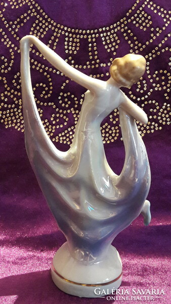 Dancing porcelain lady, girl statue 5 (l2862)