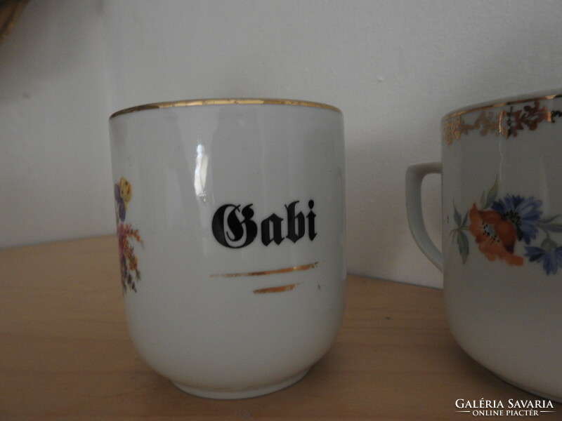 Crowned Czech mugs - gabi and josef