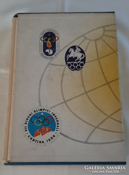 OLYMPISCHE SPIELE 1956 - német-nyelvű - DÍSZ-DOBOZOS KÖNYV RITKASÁG (OL/10)