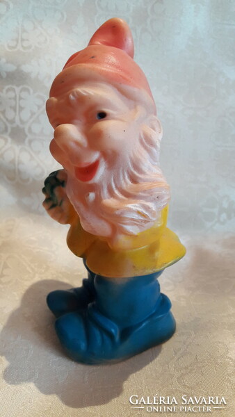 Plastic dwarf, retro toy (l2850)