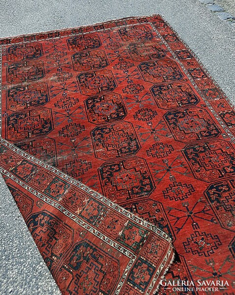 Wonderful antique afghan big rug! 210 X 290 cm