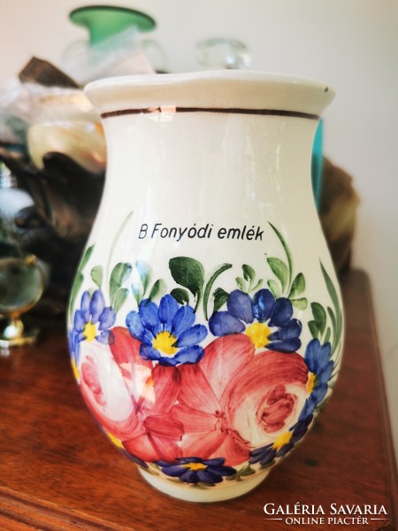 Souvenir from Fonyód, antique pitcher from Városlód