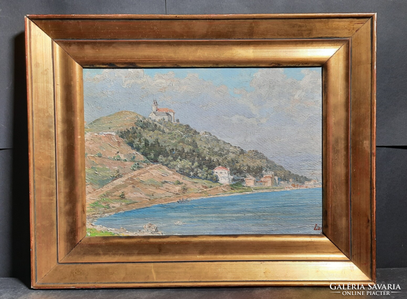 Tihany, 1934 (including frame 33x42 cm) lamm ? With indication - balaton